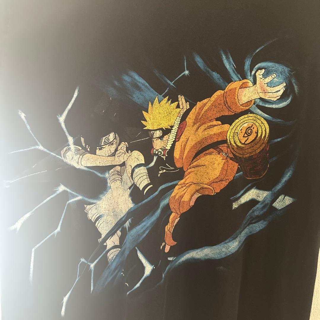 希少　ナルト ビンテージTシャツ XL ナルト&サスケ