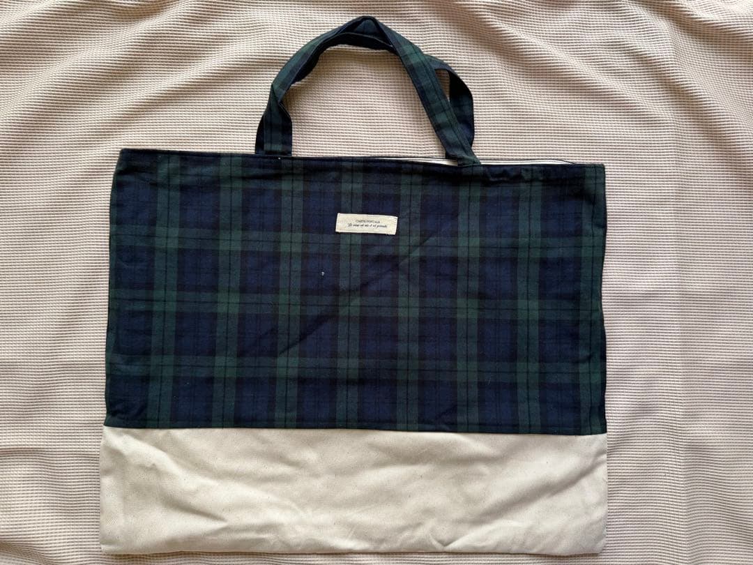 入学 入園グッズ6点セット ブラックウォッチ 男の子 レッスンバッグ