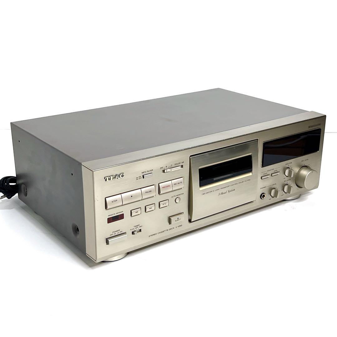 【良品・動作品】 TEAC V-1050 カセットデッキ　動作良好