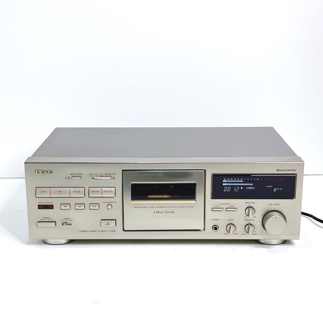 【良品・動作品】 TEAC V-1050 カセットデッキ　動作良好