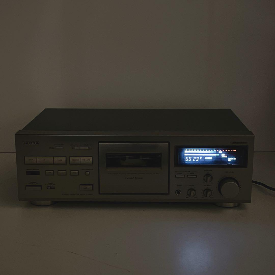 【良品・動作品】 TEAC V-1050 カセットデッキ　動作良好