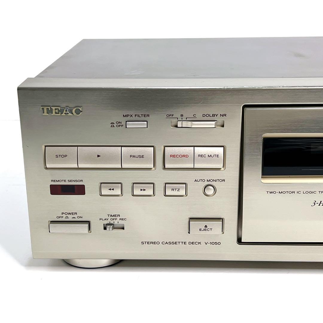 【良品・動作品】 TEAC V-1050 カセットデッキ　動作良好