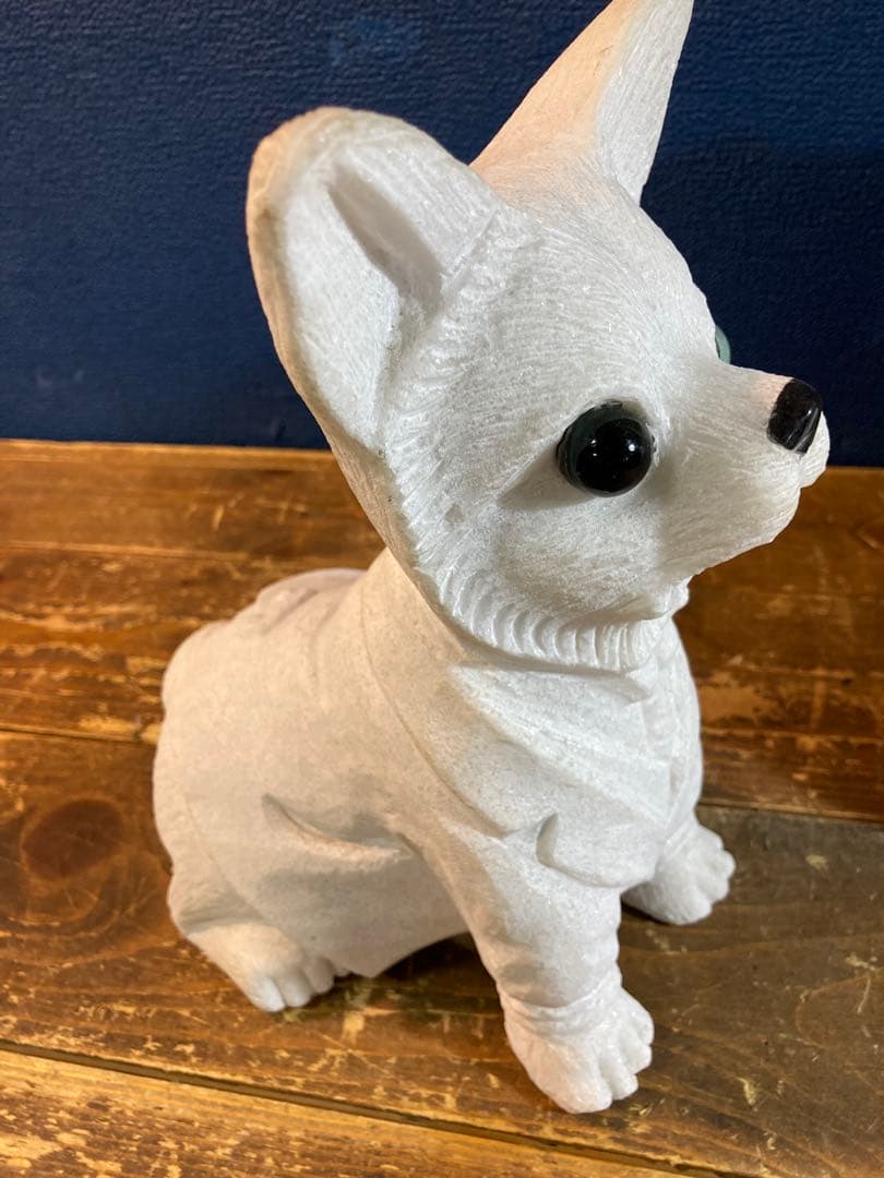 A チワワ　ガーデニング雑貨アンティーク　フラワーガーデン　オーナメント　犬