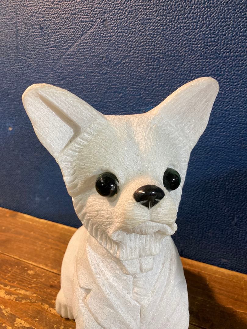 A チワワ　ガーデニング雑貨アンティーク　フラワーガーデン　オーナメント　犬