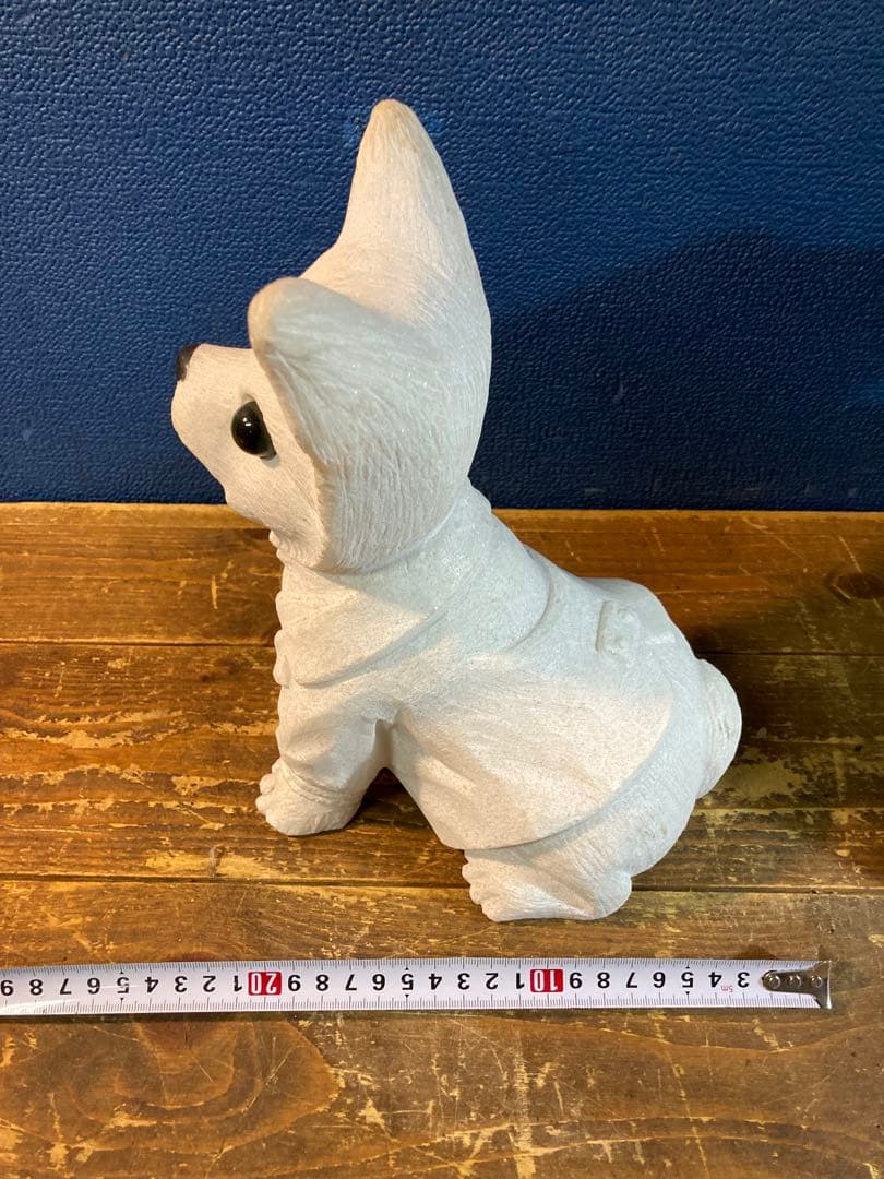 A チワワ　ガーデニング雑貨アンティーク　フラワーガーデン　オーナメント　犬