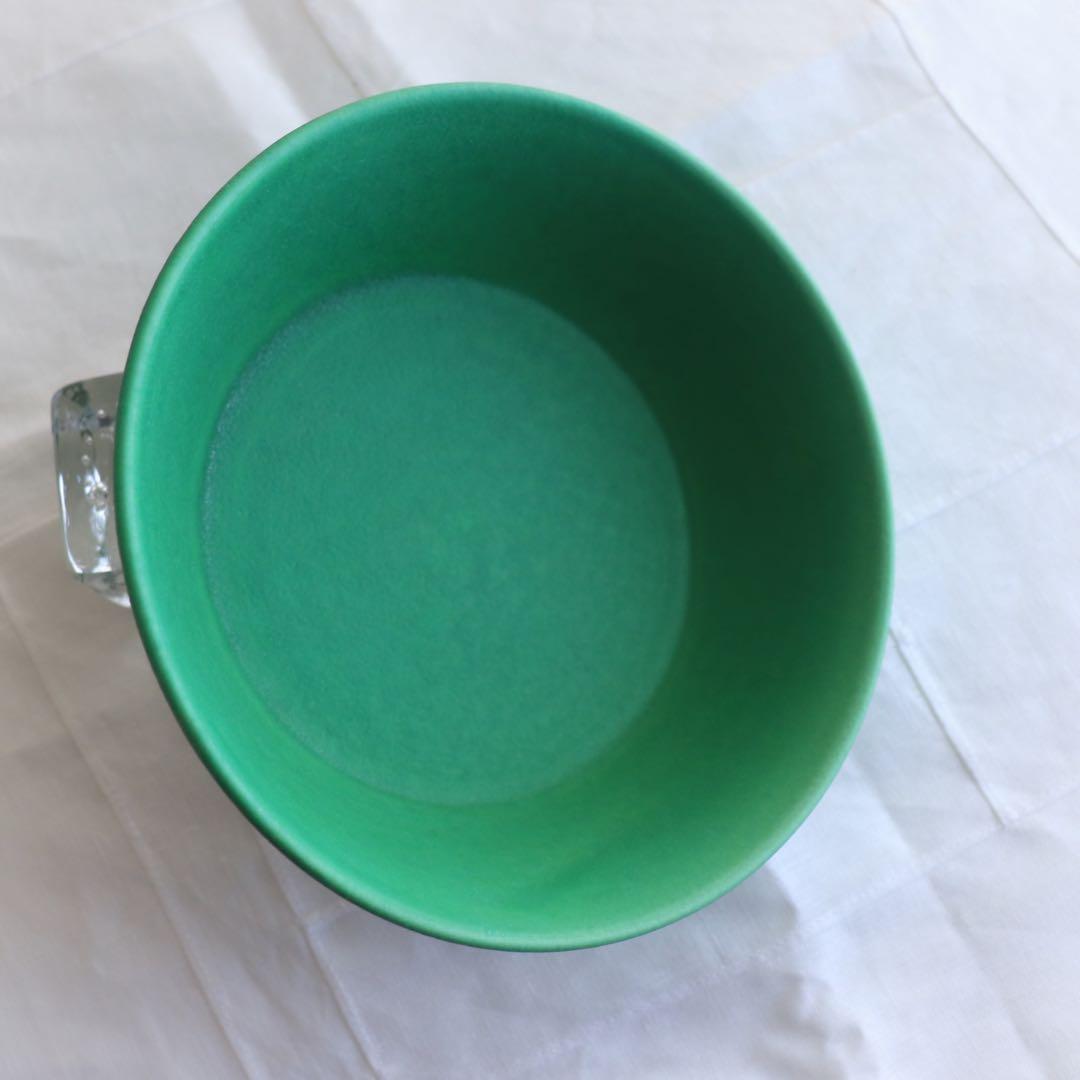 ☆吉村和美　グリーン　鉢とカップ　セット
