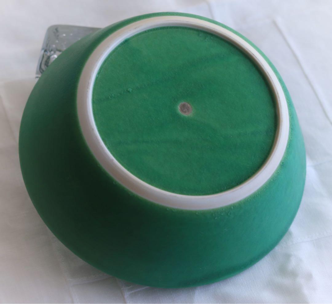 ☆吉村和美　グリーン　鉢とカップ　セット