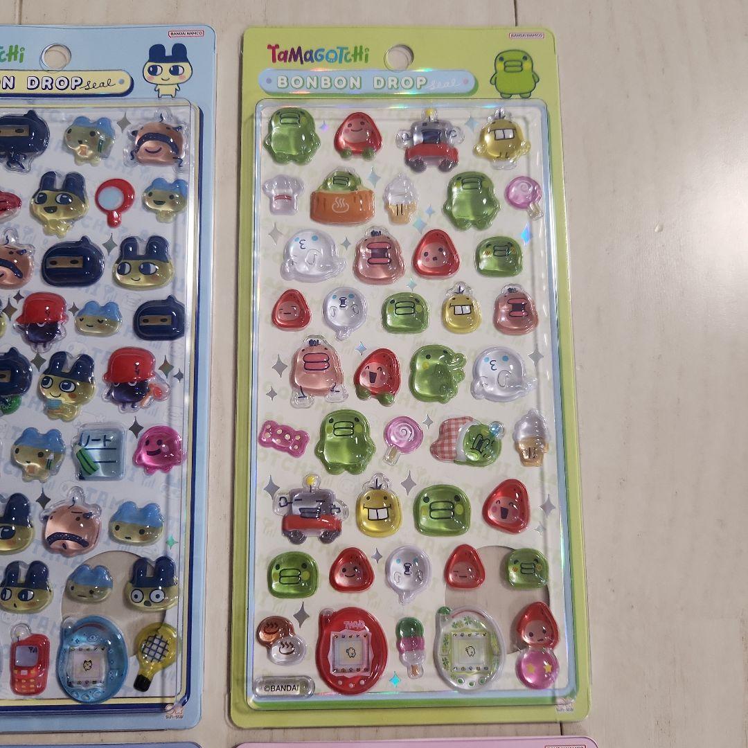 【正規品】たまごっち　ボンボンドロップシール　全4種セット
