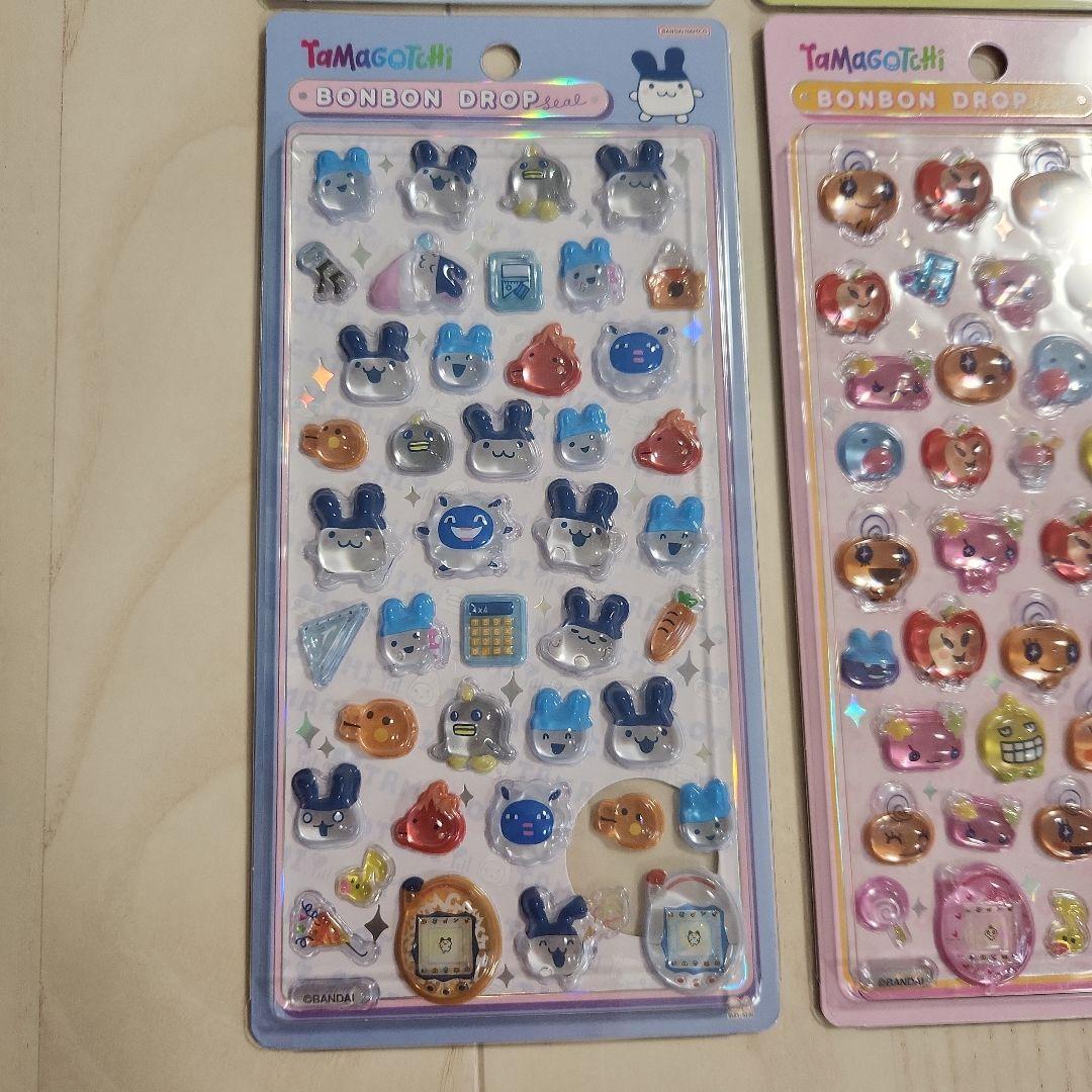 【正規品】たまごっち　ボンボンドロップシール　全4種セット