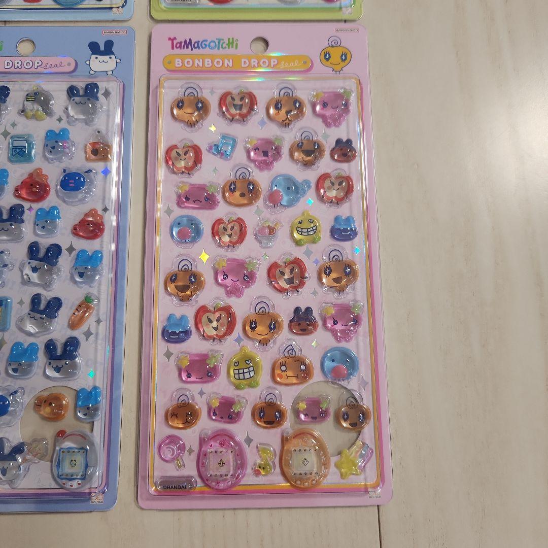 【正規品】たまごっち　ボンボンドロップシール　全4種セット