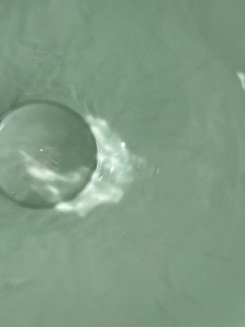 オールド深川　染付山水　花瓶　7号　中古品