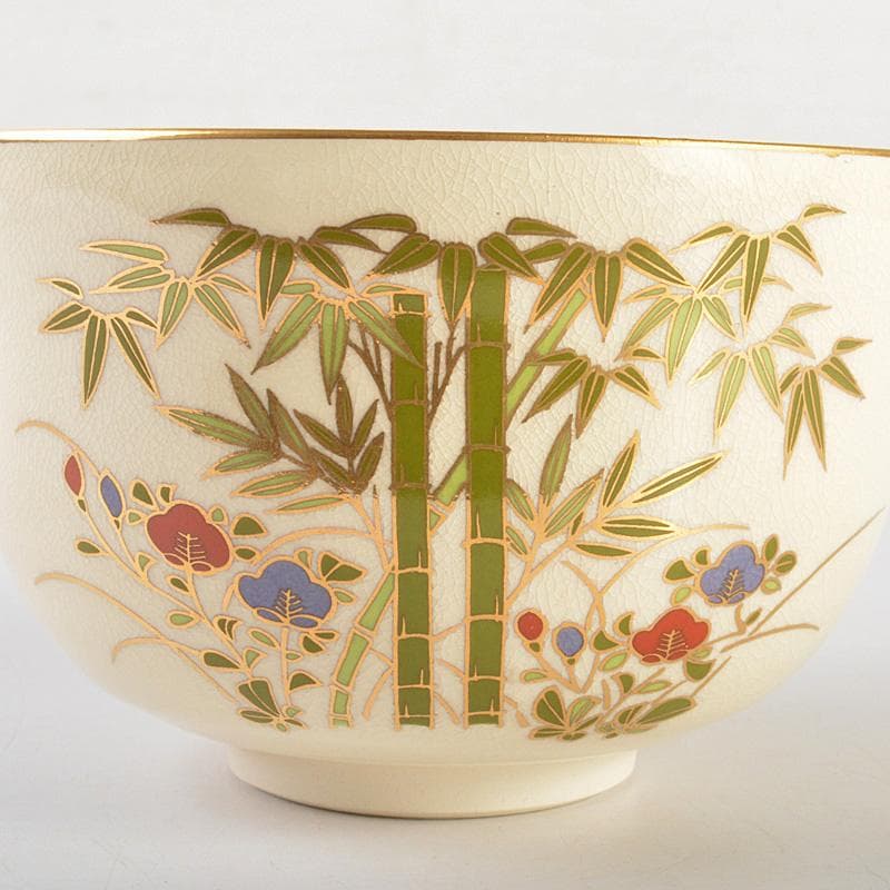 京焼　清水焼　 宮地英香　小栗龍靖　井原瑞雲など　茶碗　八点　V　R7280F