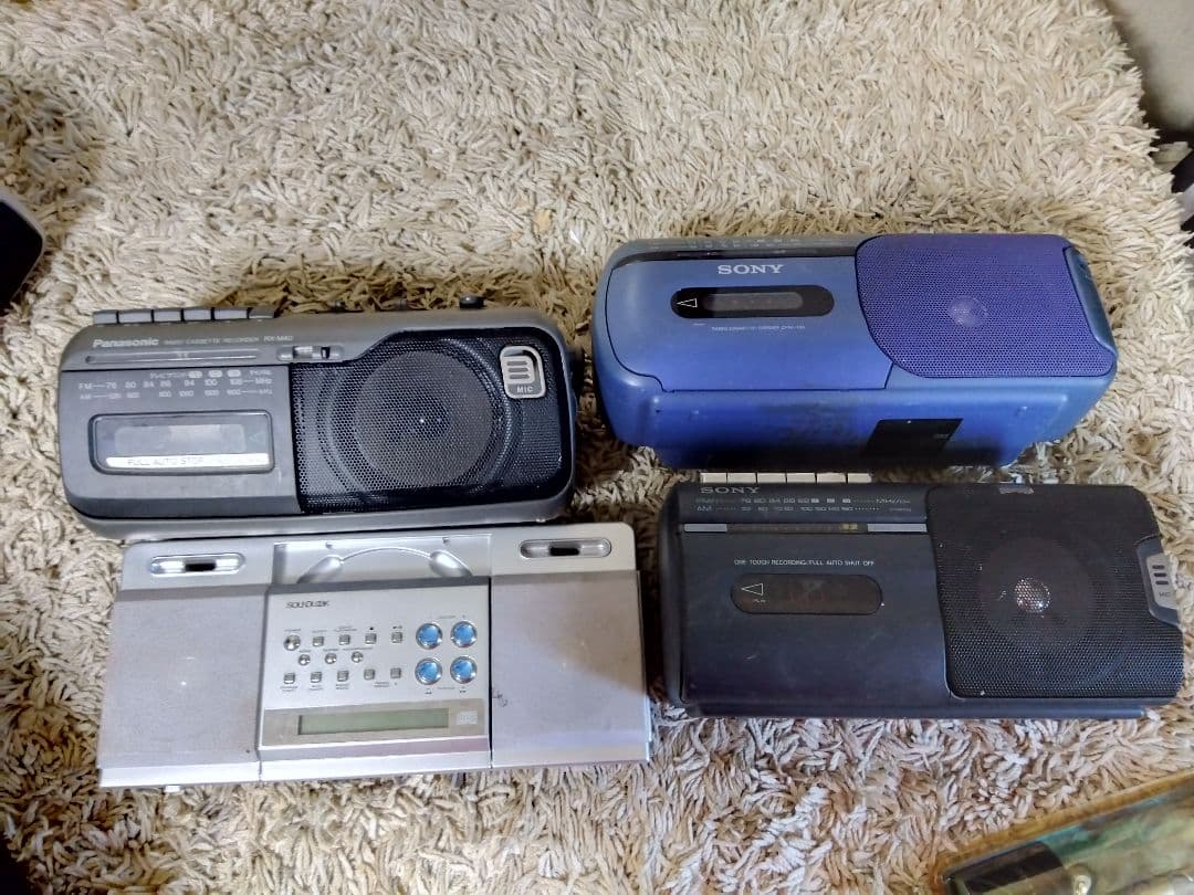ポータブルラジオ/TV/ラジオカセットまとめ売りジャンク品