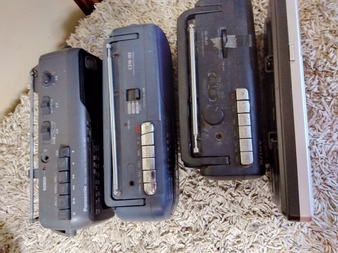 ポータブルラジオ/TV/ラジオカセットまとめ売りジャンク品