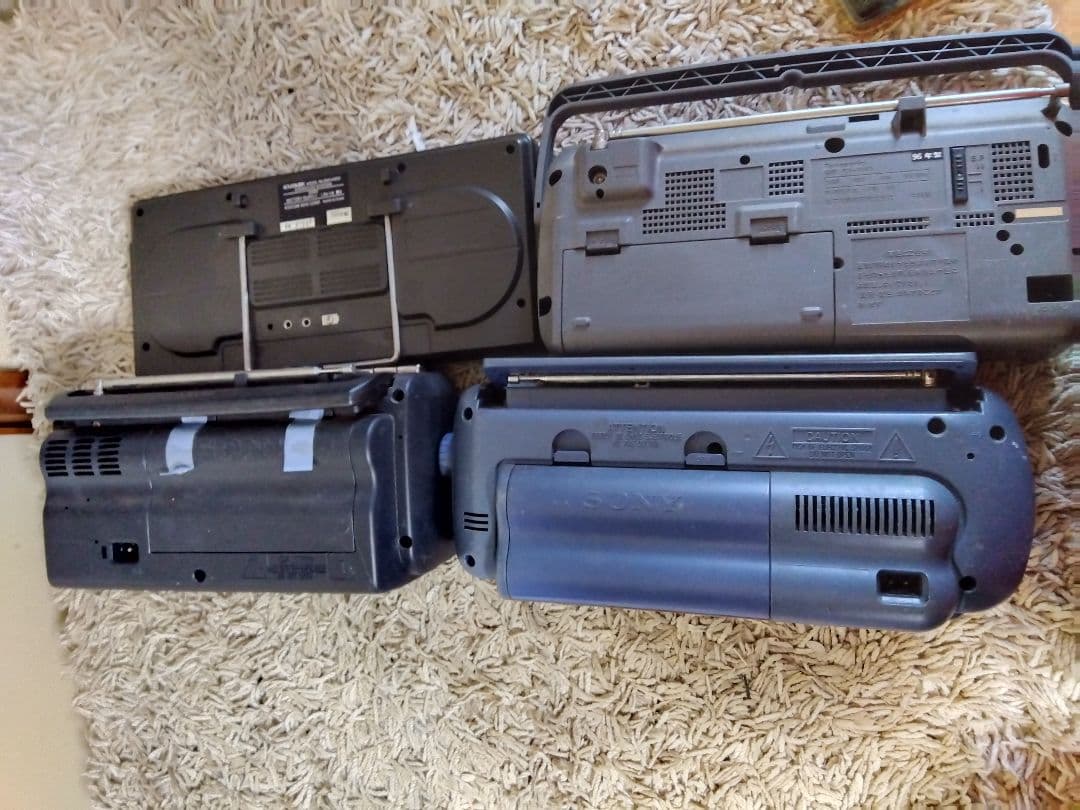 ポータブルラジオ/TV/ラジオカセットまとめ売りジャンク品