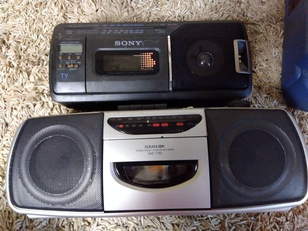 ポータブルラジオ/TV/ラジオカセットまとめ売りジャンク品