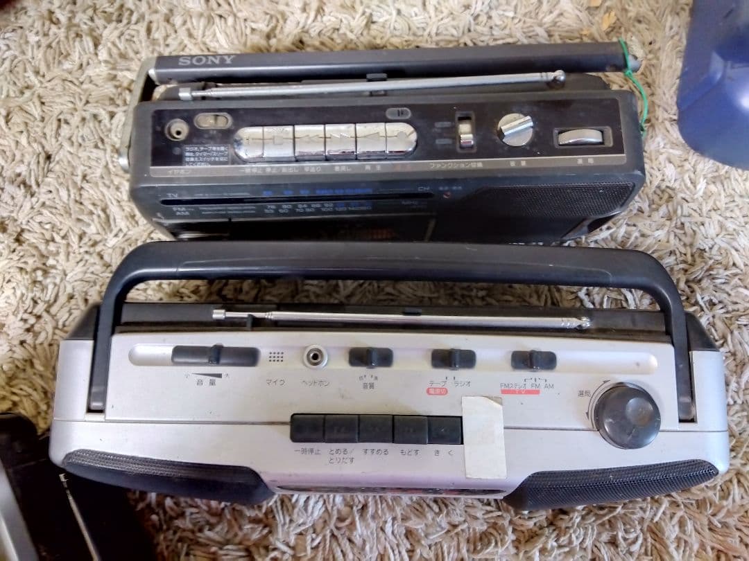 ポータブルラジオ/TV/ラジオカセットまとめ売りジャンク品