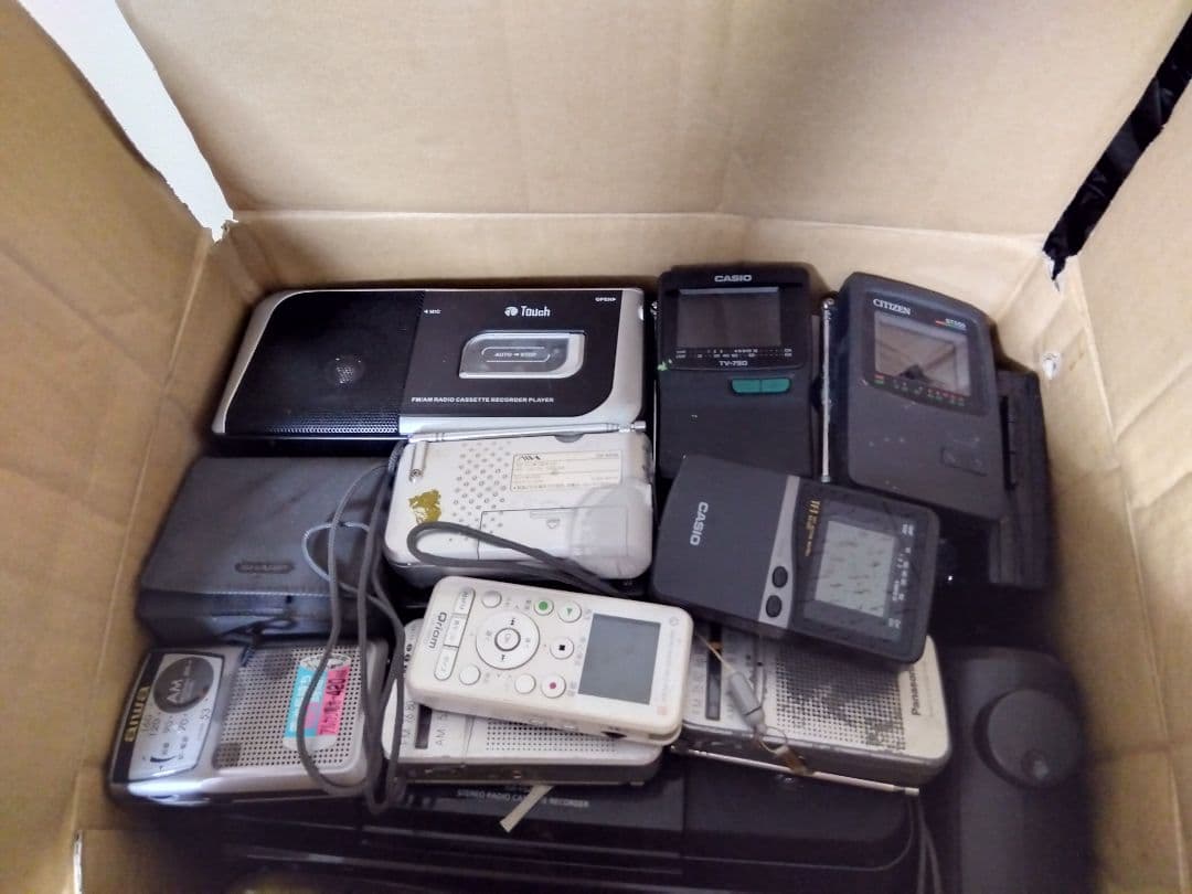 ポータブルラジオ/TV/ラジオカセットまとめ売りジャンク品