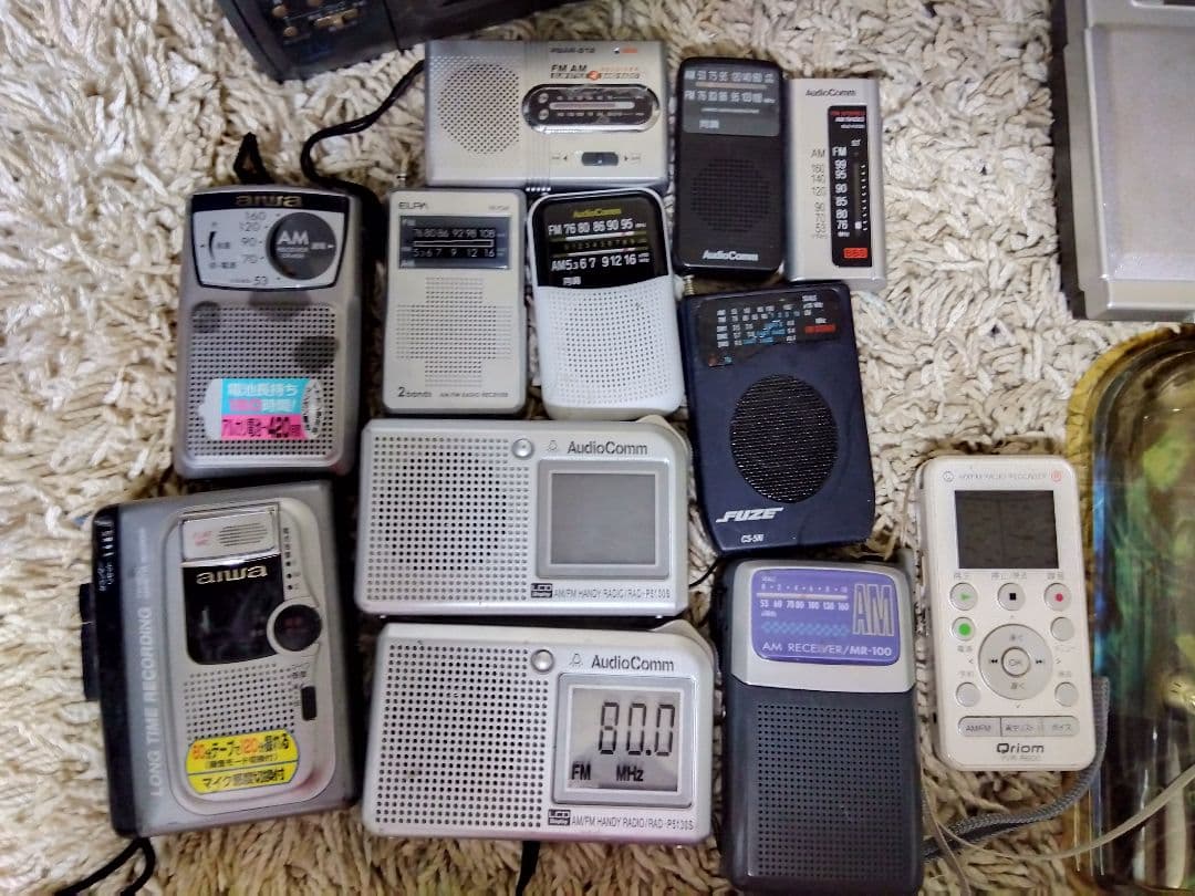 ポータブルラジオ/TV/ラジオカセットまとめ売りジャンク品