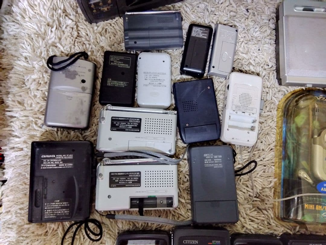 ポータブルラジオ/TV/ラジオカセットまとめ売りジャンク品