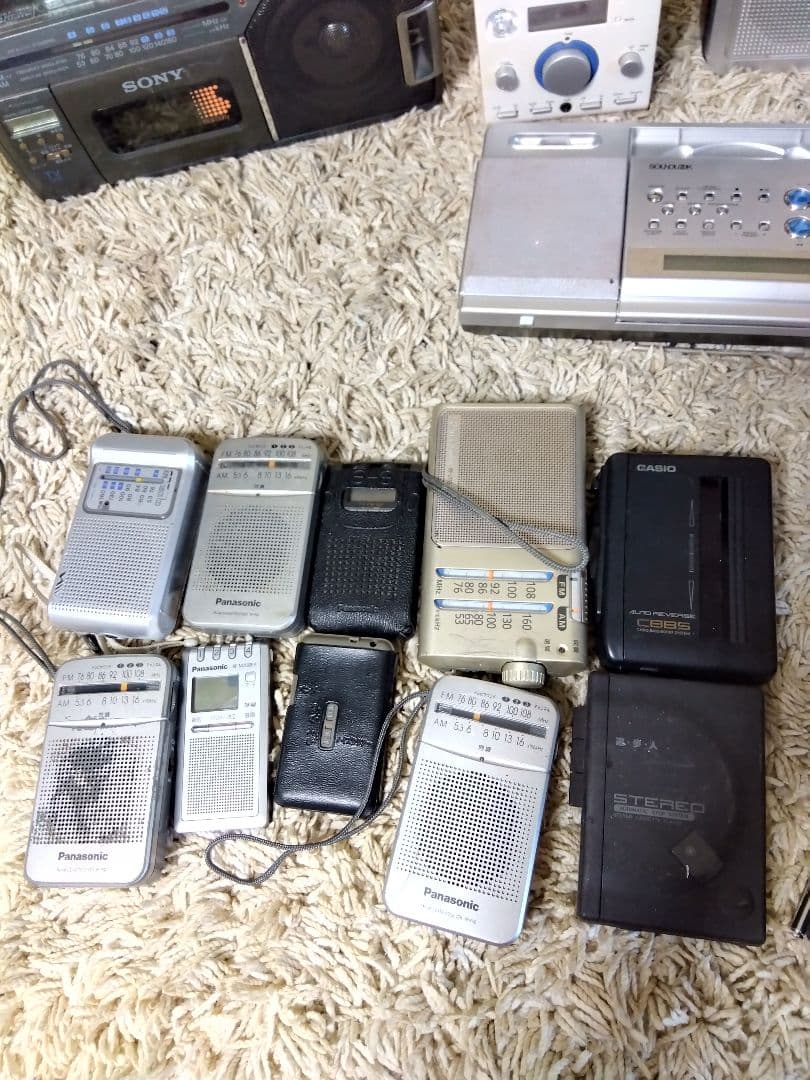 ポータブルラジオ/TV/ラジオカセットまとめ売りジャンク品
