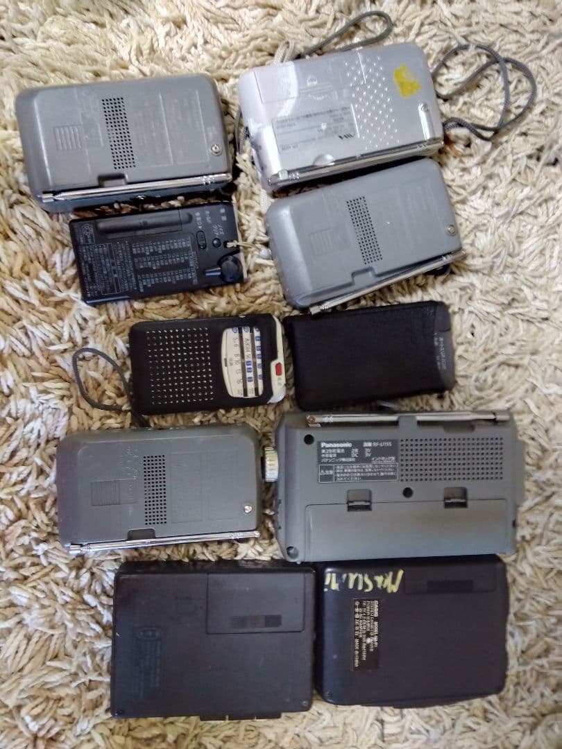 ポータブルラジオ/TV/ラジオカセットまとめ売りジャンク品