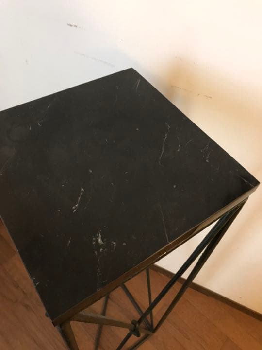 ストーン　石　アイアン　ディスプレイ台　スツール　花台