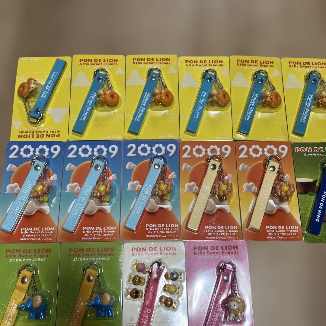 【ミスタードーナツ】ストラップ各種　16個