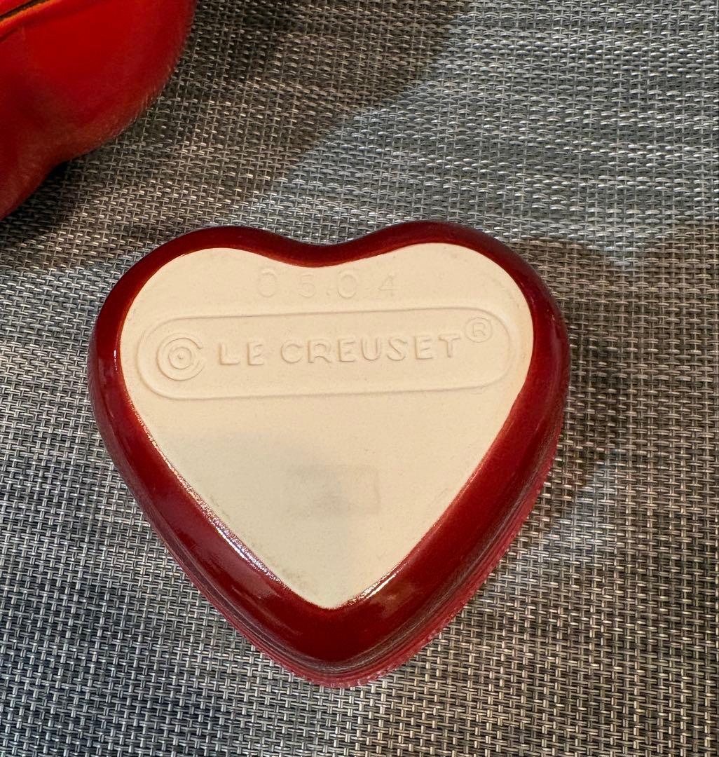 ル・クルーゼ パンプキン型 ホーロー鍋 オレンジ +ココット付き ※説明書あり