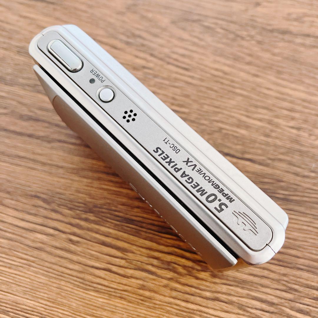 SONY Cyber-shot DSC-T1 シルバー　コンパクトデジタルカメラ