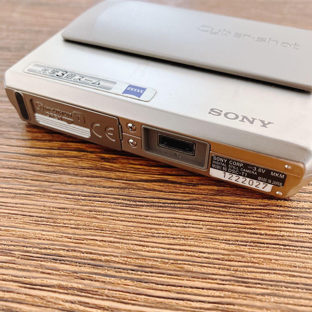 SONY Cyber-shot DSC-T1 シルバー　コンパクトデジタルカメラ