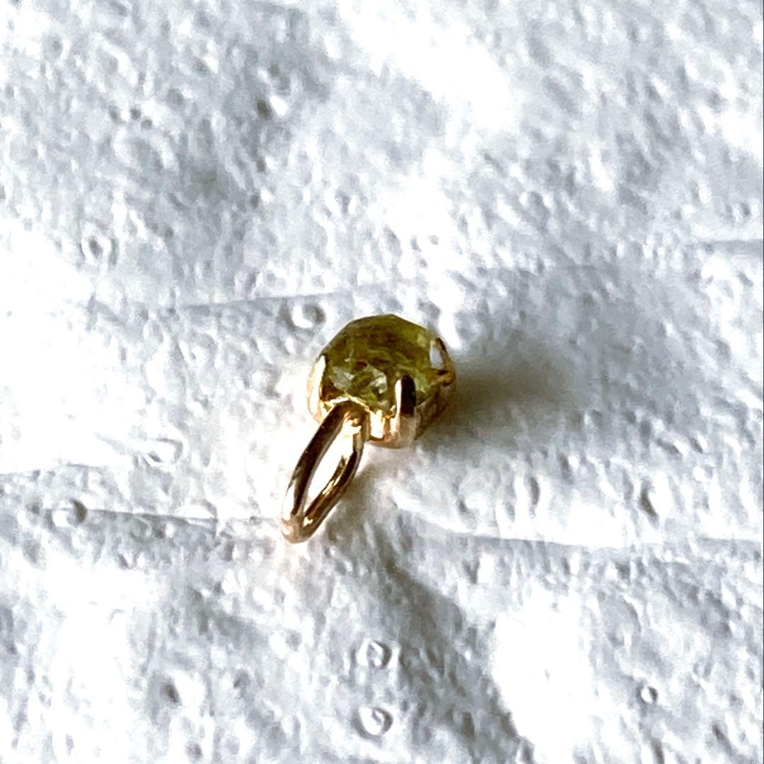 パラサイト ペリドット（隕石）10金ペンダントトップ