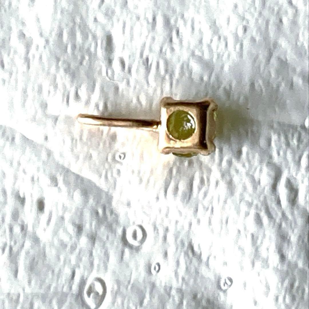 パラサイト ペリドット（隕石）10金ペンダントトップ