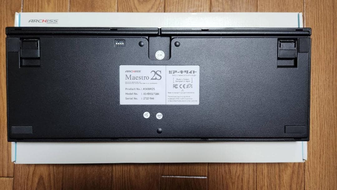 ARCHISS Maestro 2S 日本語配列 Cherry MX 茶軸