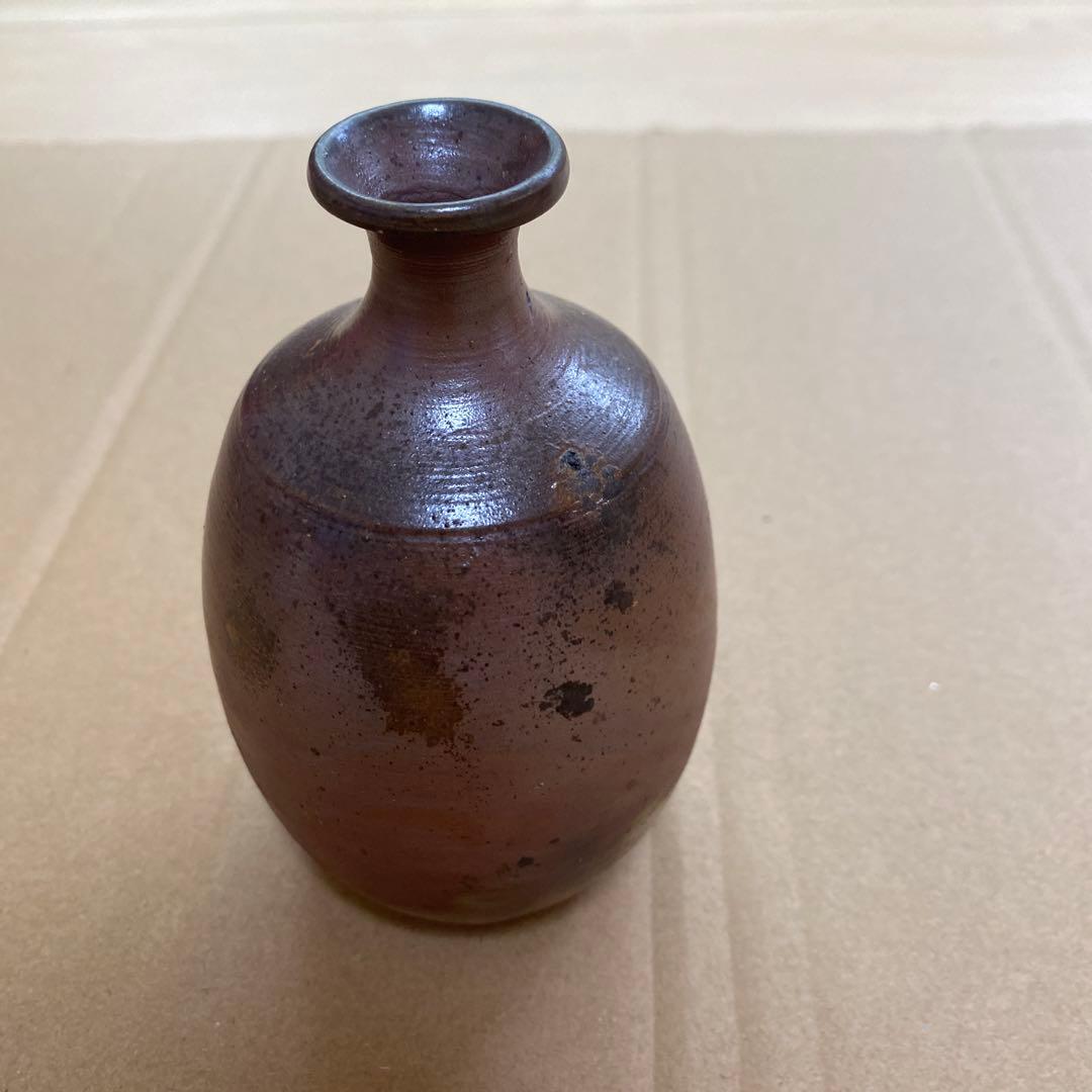 備前焼　原田陶月　共箱　　徳利