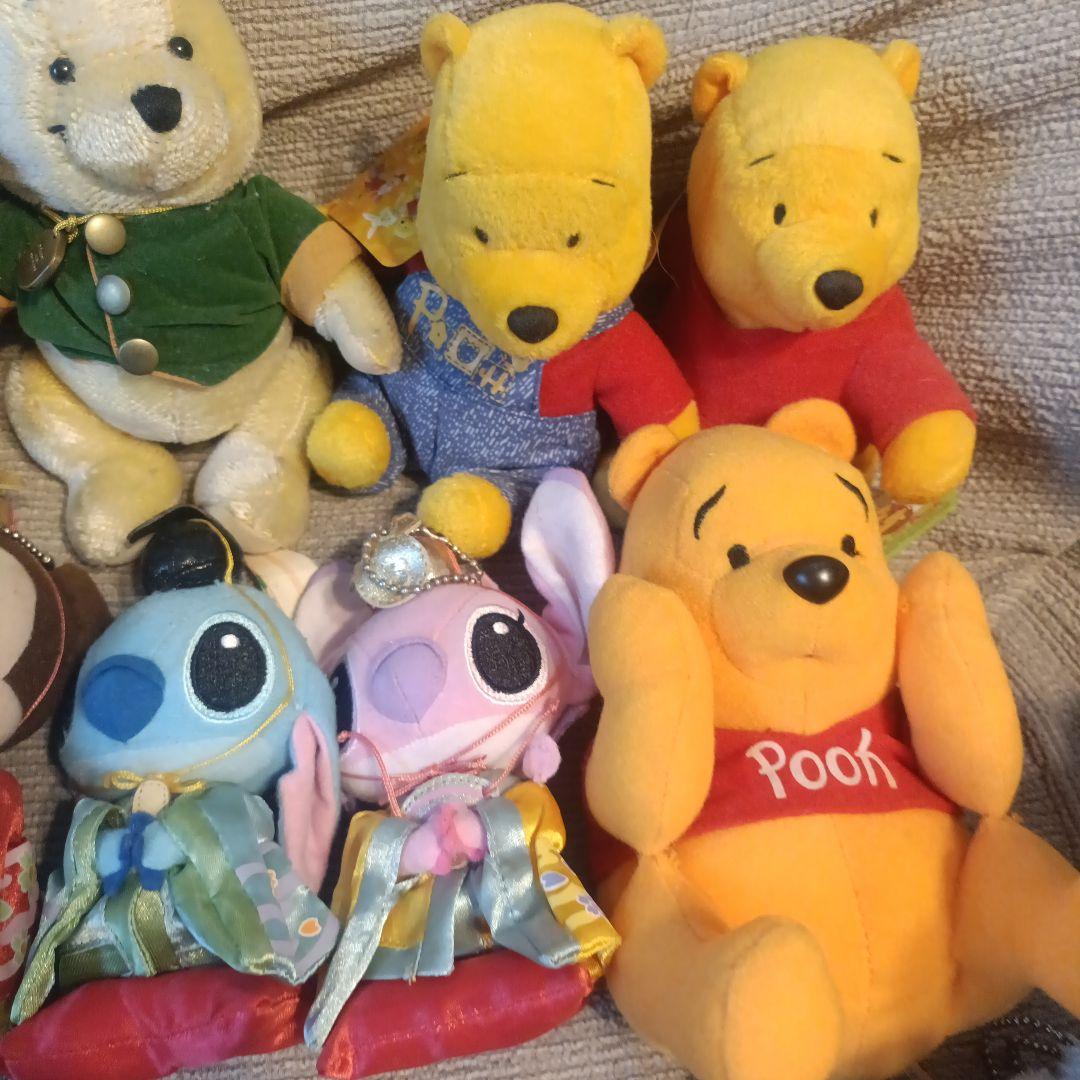 激レア　コスプレ　ディズニー　くまのプーさん　スティッチ　ぬいぐるみ　まとめ売り