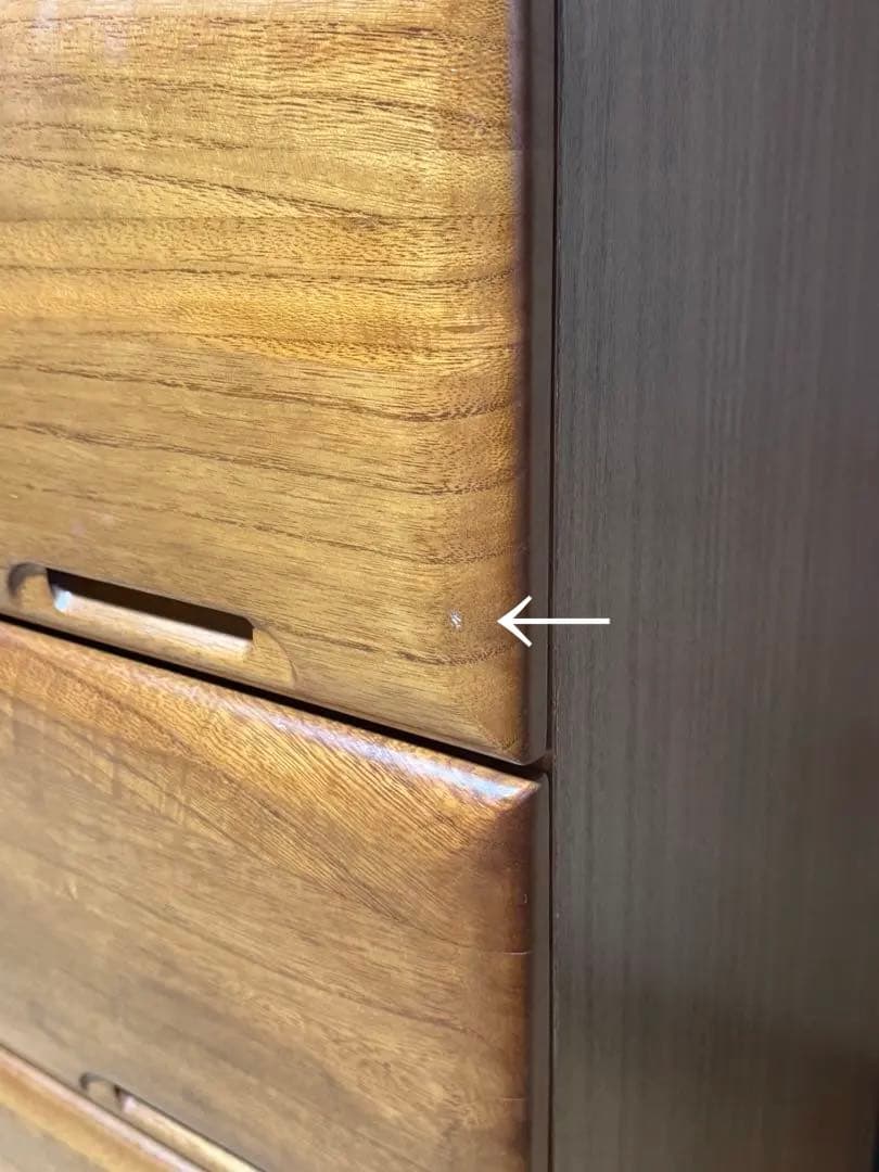 ウッドチェスト　木製洋服タンス　85㎝幅　中古品　送料込み