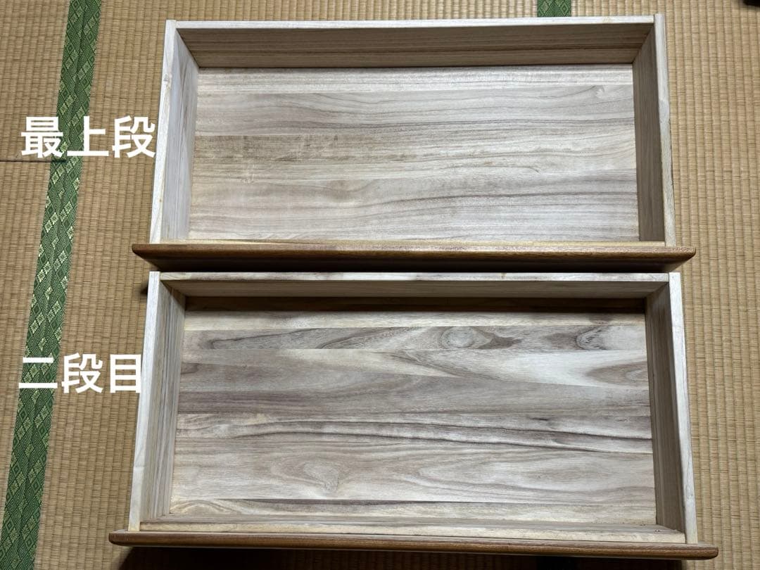 ウッドチェスト　木製洋服タンス　85㎝幅　中古品　送料込み