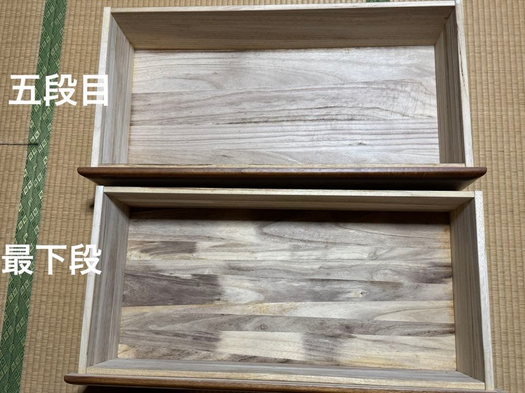 ウッドチェスト　木製洋服タンス　85㎝幅　中古品　送料込み