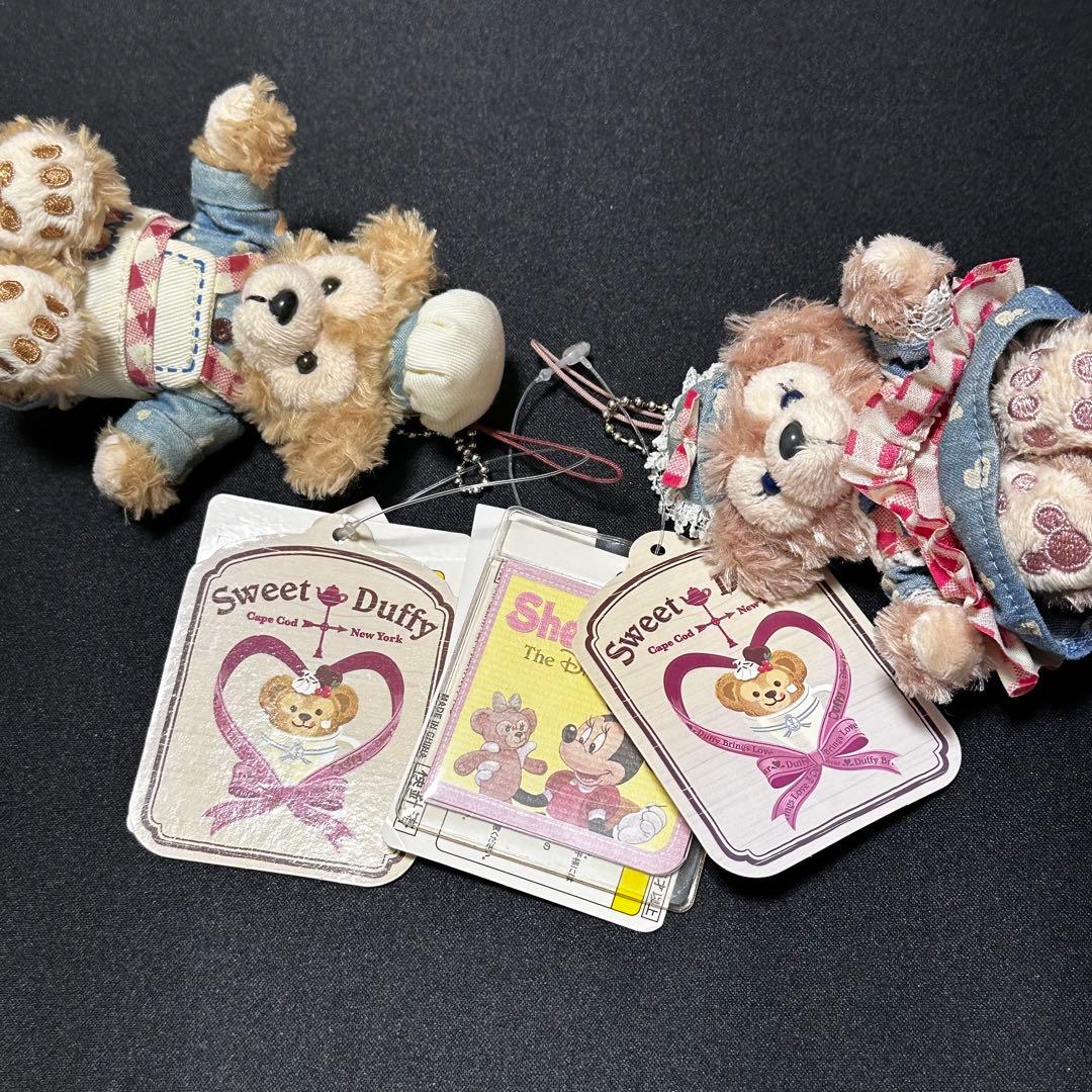 ダッフィー シェリーメイ ぬいぐるみ ストラップセット バレンタイン限定