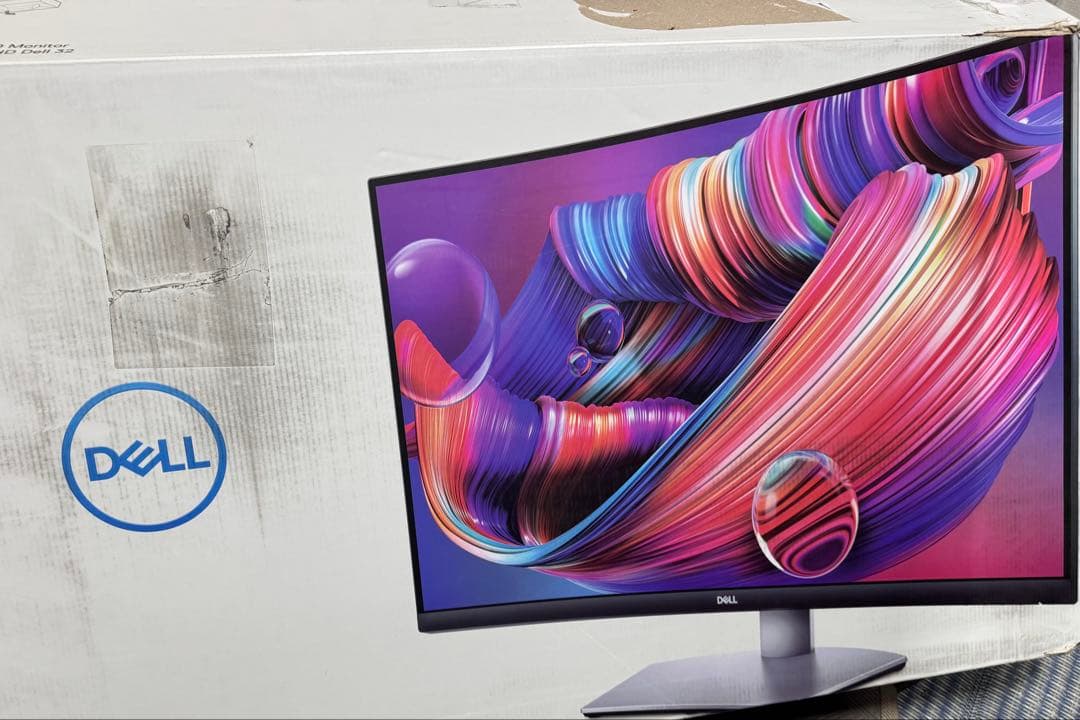 Dell S3221QS 31.5インチ 曲面 4K モニター