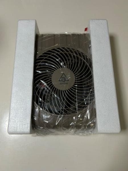 Y【未使用保管品】SOTOMO ソーラーパネル搭載 スタンド扇風機　S