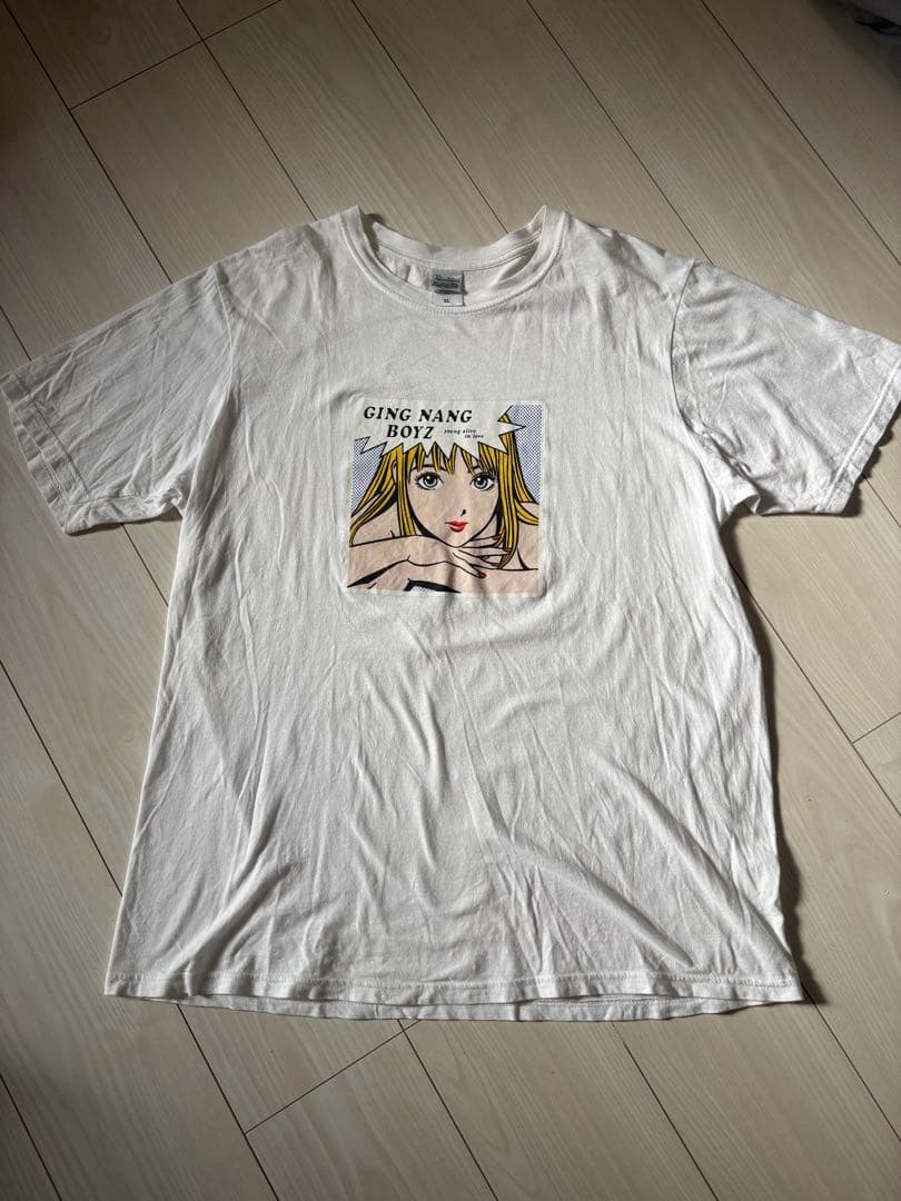 【XL】銀杏BOYZ 峯田和伸 君と僕の第三次世界大戦的恋愛革命 Tシャツ