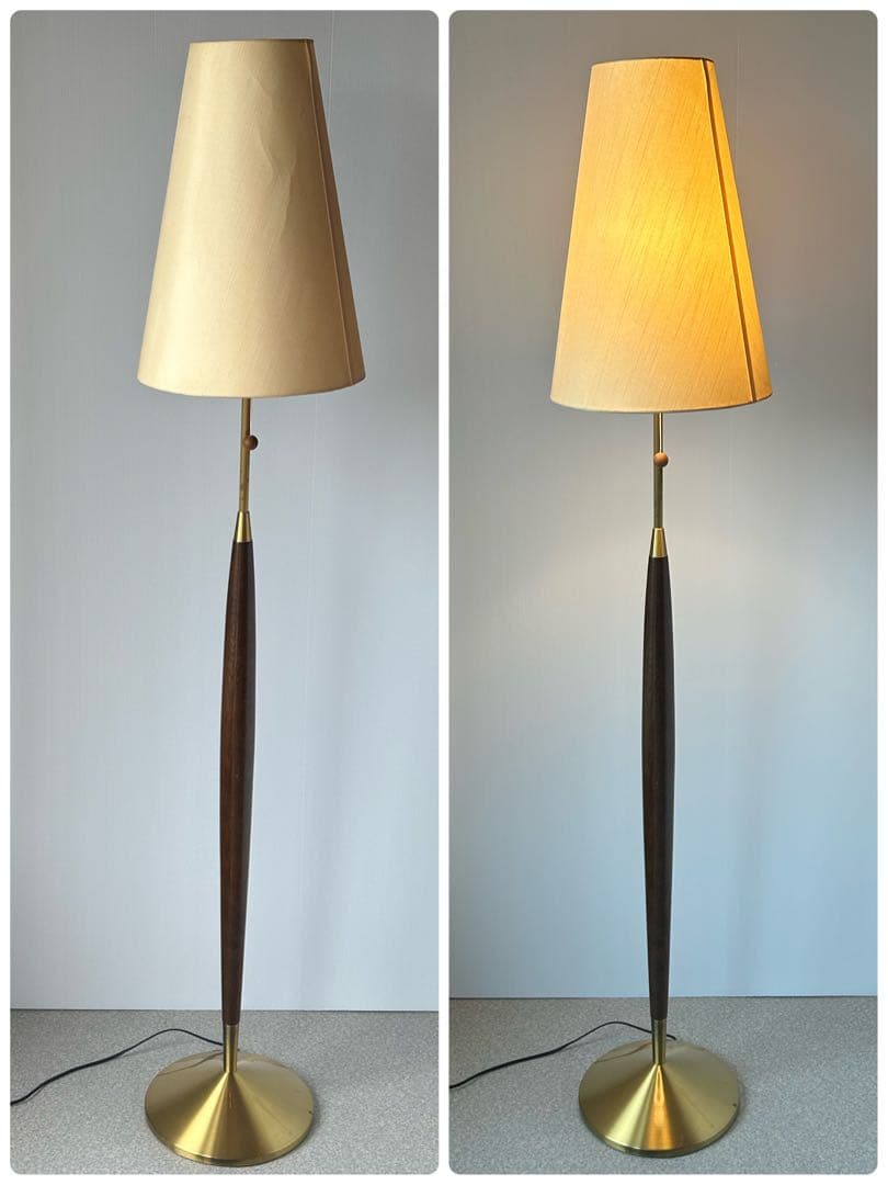 ヤマギワ　yamagiwa 廃盤　フロアランプ　フロアライト　ミッドセンチュリー