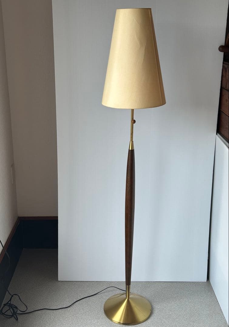 ヤマギワ　yamagiwa 廃盤　フロアランプ　フロアライト　ミッドセンチュリー