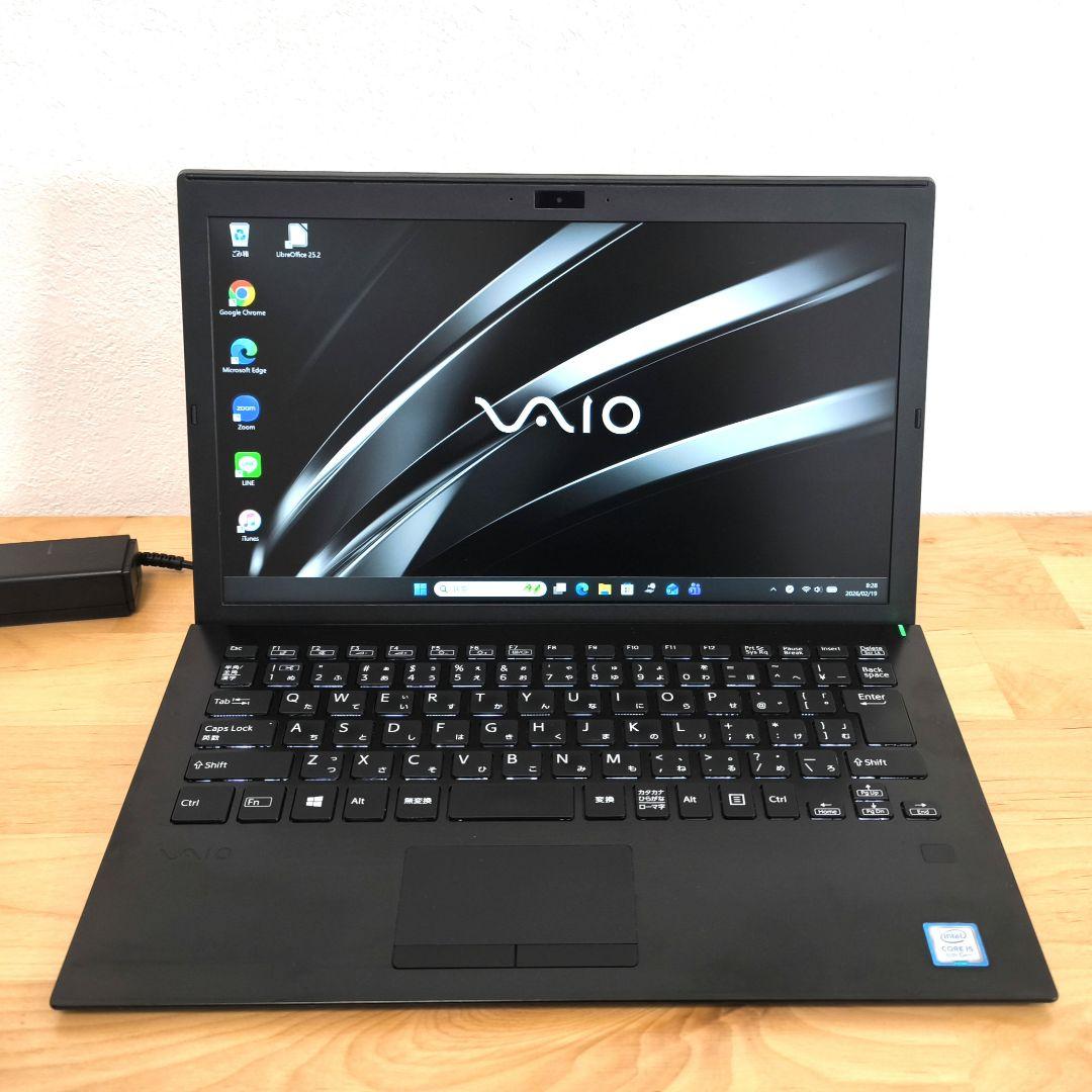 13.3型 VAIO ノートパソコン│Windows11【i5第8世代】カメラ付