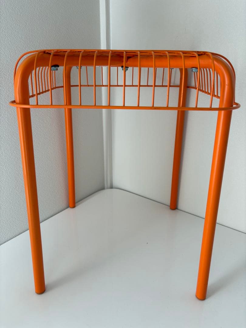♪IKEA VÄSTERÖN 21174 オレンジ スツール♪