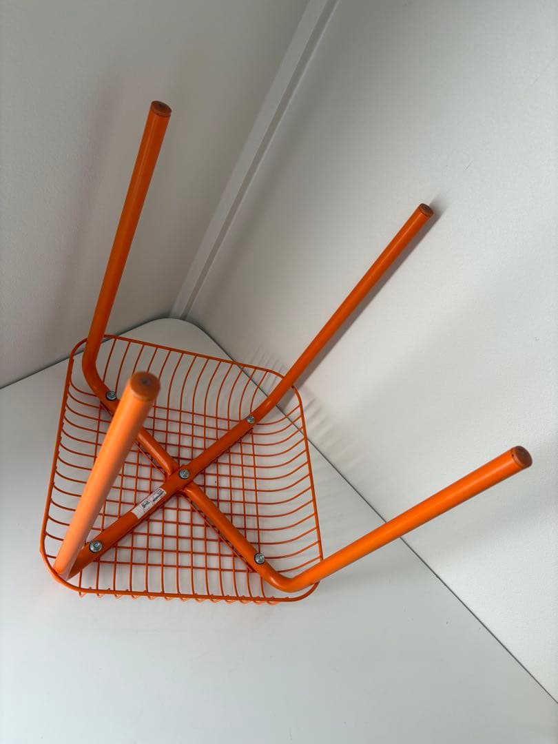 ♪IKEA VÄSTERÖN 21174 オレンジ スツール♪