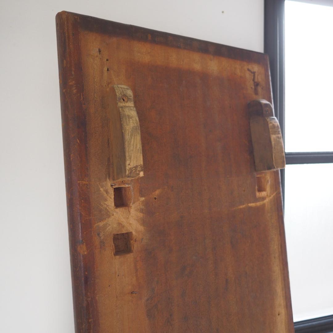 引取り歓迎★上質ウォールナット無垢材★ UK イギリスアンティーク 長テーブル