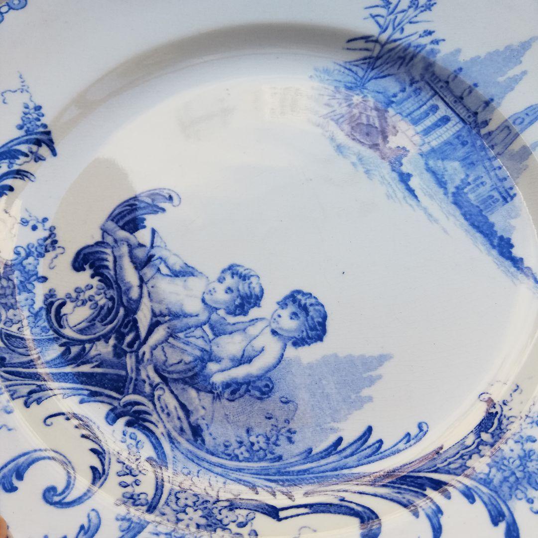 フランス アンティーク サンタマン トリアノン　プレート　平皿